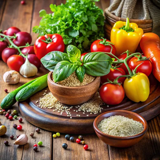 Renkli Tohumlu Sebze Pilavı